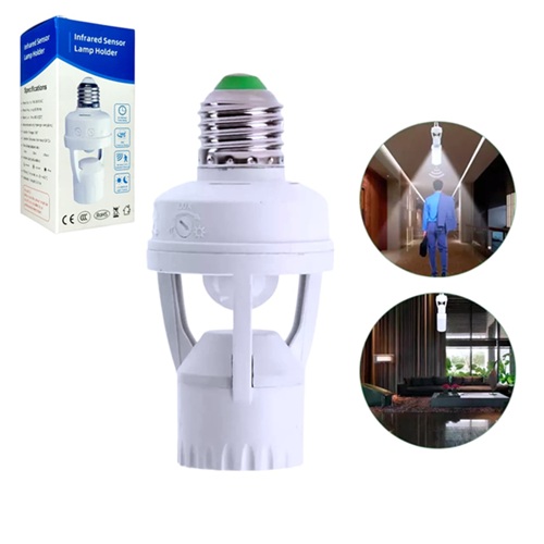 Portalampara Rosca Comun con Sensor mm